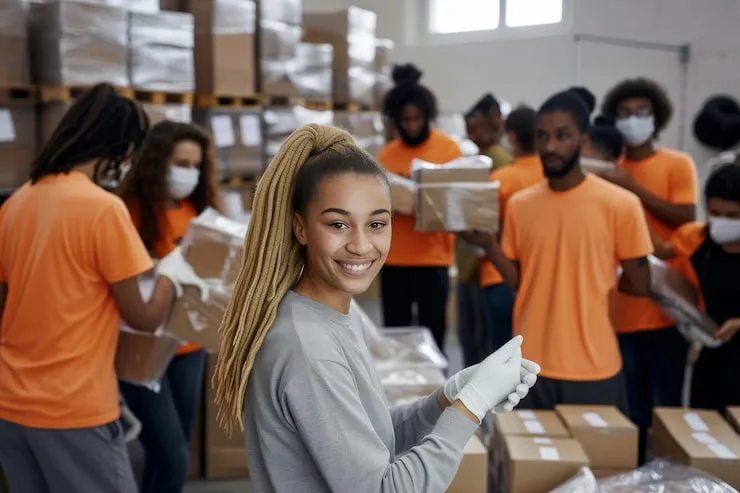 Food bank community support