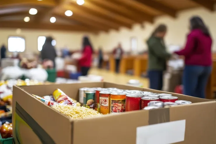 Community food support and giving